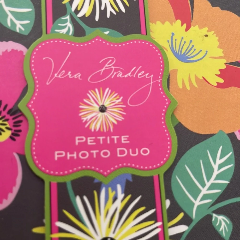Vera Bradley Petite Photo Duo 🌺 Jazzy Blooms 🌼 NWT